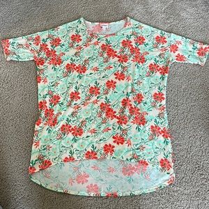 Lularoe floral tunic top